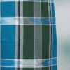 Men's Vibrant Plaid Lungi - Green & Blue Check Design (D.no. 18)