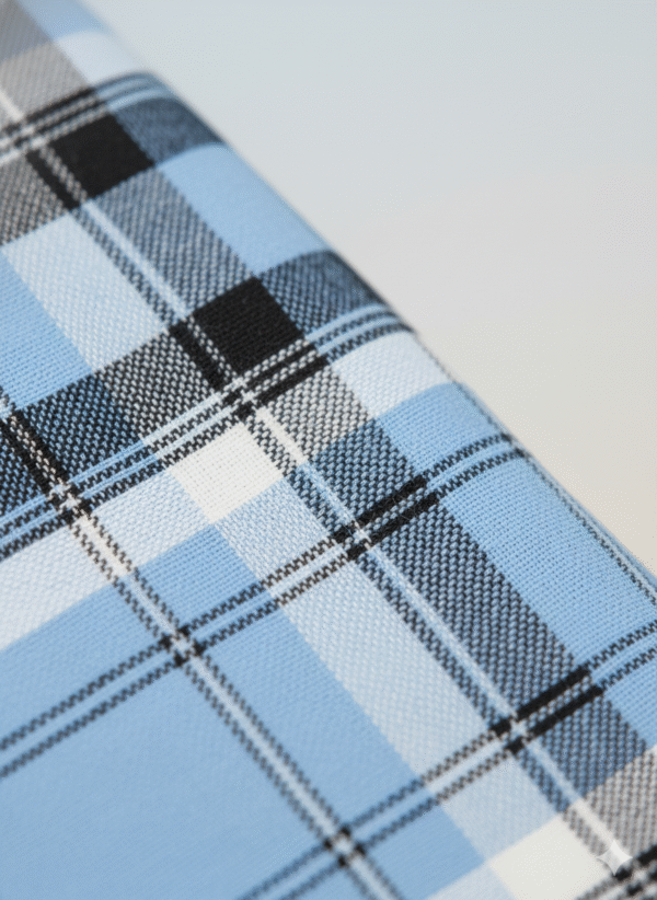 Men's Classic Polyester Lungi - High-Contrast Green & White Check (2.25 Meters) - D.no. 09