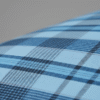 Men's Classic Polyester Lungi - Blue & Navy Check (2.25 Meters) - D.no. 08
