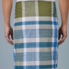 Generated Image December 11, 2025 - 3_44PM Men's Stylish Cotton Lungi - Olive Green, Blue & White Check (2.10 Meters) - D.no. 28