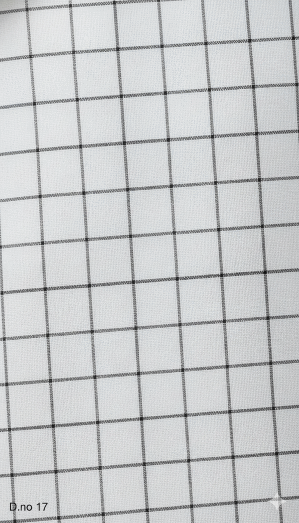 Men's Sophisticated Polyester Lungi - Tan, Black & White Check (2.25 Meters) - D.no. 17