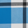 Men's Vibrant Polyester Lungi - Blue & White Check (2.25 Meters) - D.no. 23