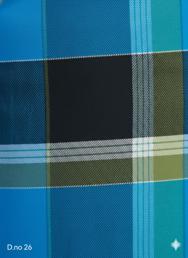 Men's Royal Polyester Lungi - Maroon Vertical Stripes (2.25 Meters) - D.no. 26