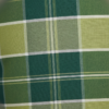 Men's Fresh Polyester Lungi - Multi-Tone Green Check (2.25 Meters) - D.no. 30