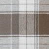 Men's Sophisticated Polyester Lungi - Grey, White & Brown Check (2.25 Meters) - D.no. 37