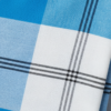 Men's Vibrant Polyester Lungi - Sky Blue & White Check (2.25 Meters) - D.no. 33