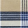 Men's Classic Polyester Lungi - Beige, Navy & White Check (2.25 Meters) - D.no. 43