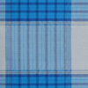 Men's Serene Polyester Lungi - Blue & Grey Check (2.25 Meters) - D.no. 51