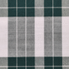 Men's Bold Plaid Lungi - High-Contrast Dark Green & White Check