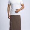 Men's Premium Cotton Lungi - Solid Earthy Brown (2.25 Meters) - C29