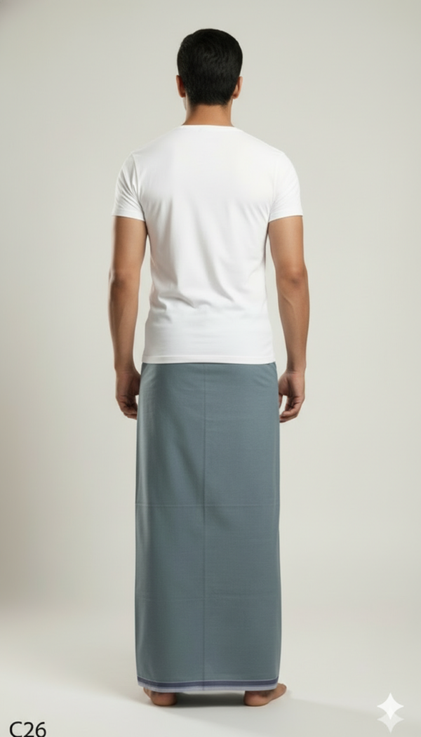 Generated Image February 05, 2026 - 12_35PM Men's Premium Cotton Lungi - Solid Magenta / Rani Pink (2.25 Meters) - C26