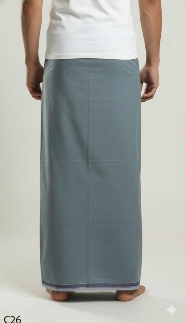 Generated Image February 05, 2026 - 12_39PM Men's Premium Cotton Lungi - Solid Magenta / Rani Pink (2.25 Meters) - C26