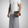 Men's Premium Cotton Lungi - Solid Pure White (2.25 Meters) - C10