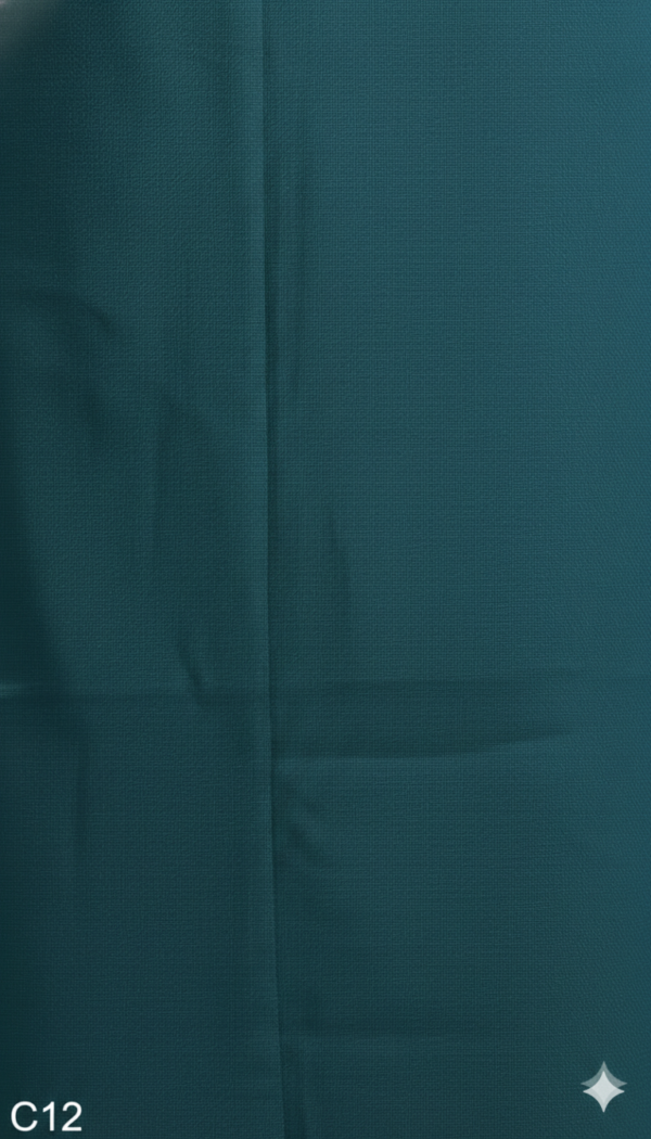 Men's Premium Cotton Lungi - Solid Deep Teal (2.25 Meters) - C12