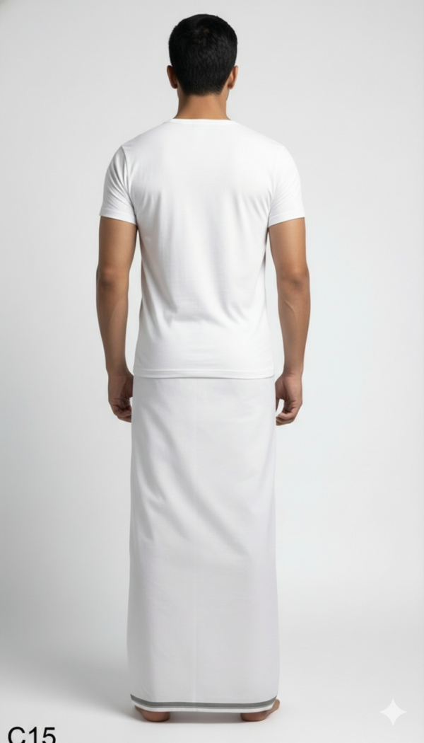 Men's Premium Cotton Lungi - Solid Rich Maroon (2.25 Meters) - C15