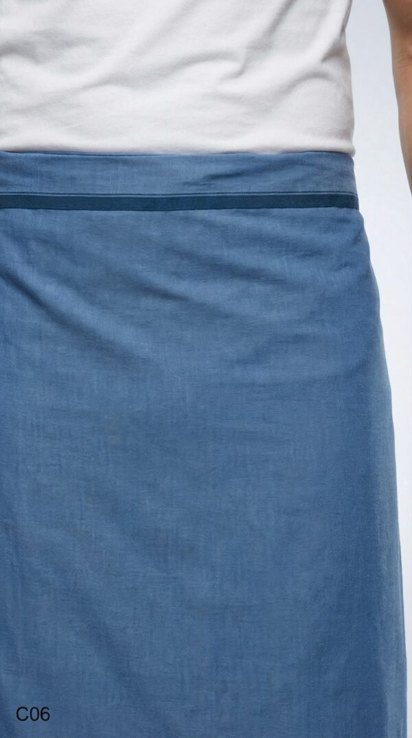 Men's Premium Cotton Lungi - Solid Beige / Biscuit (2.25 Meters) - C06