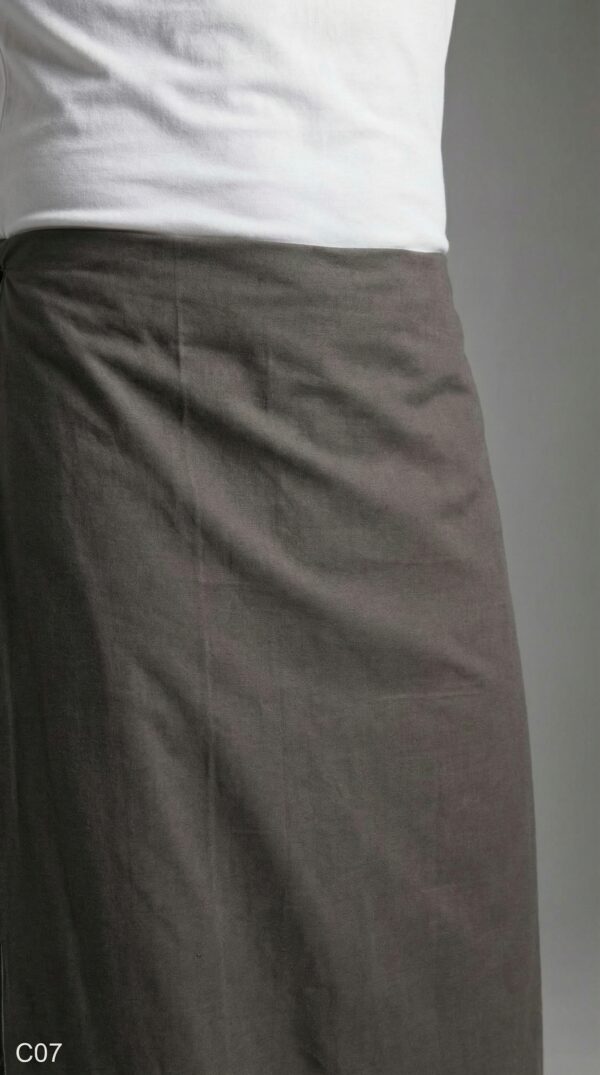 Men's Premium Cotton Lungi - Solid Pista Green (2.25 Meters) - C07