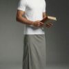 Men's Premium Cotton Lungi - Solid Lemon Yellow (2.25 Meters) - C08